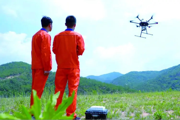 细河无人机倾斜摄影巡检拍摄